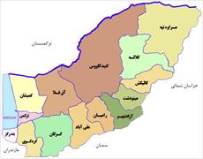 ليست اماكن گردشگري استان گلستان به صورت جزئي و آماري